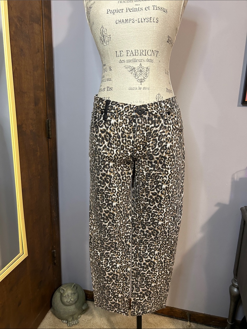 Ai Authentic Icon Leopard Jeans